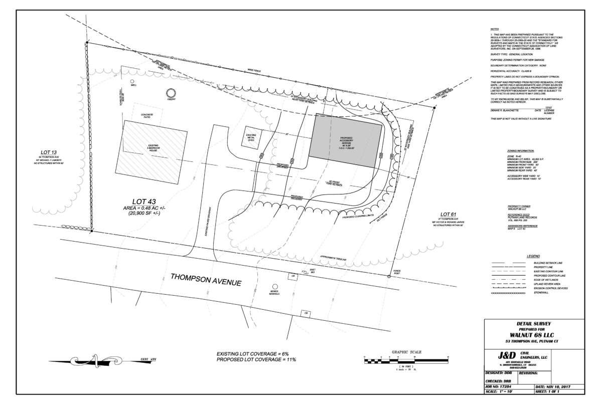 Class B Survey - J & D Civil Engineers